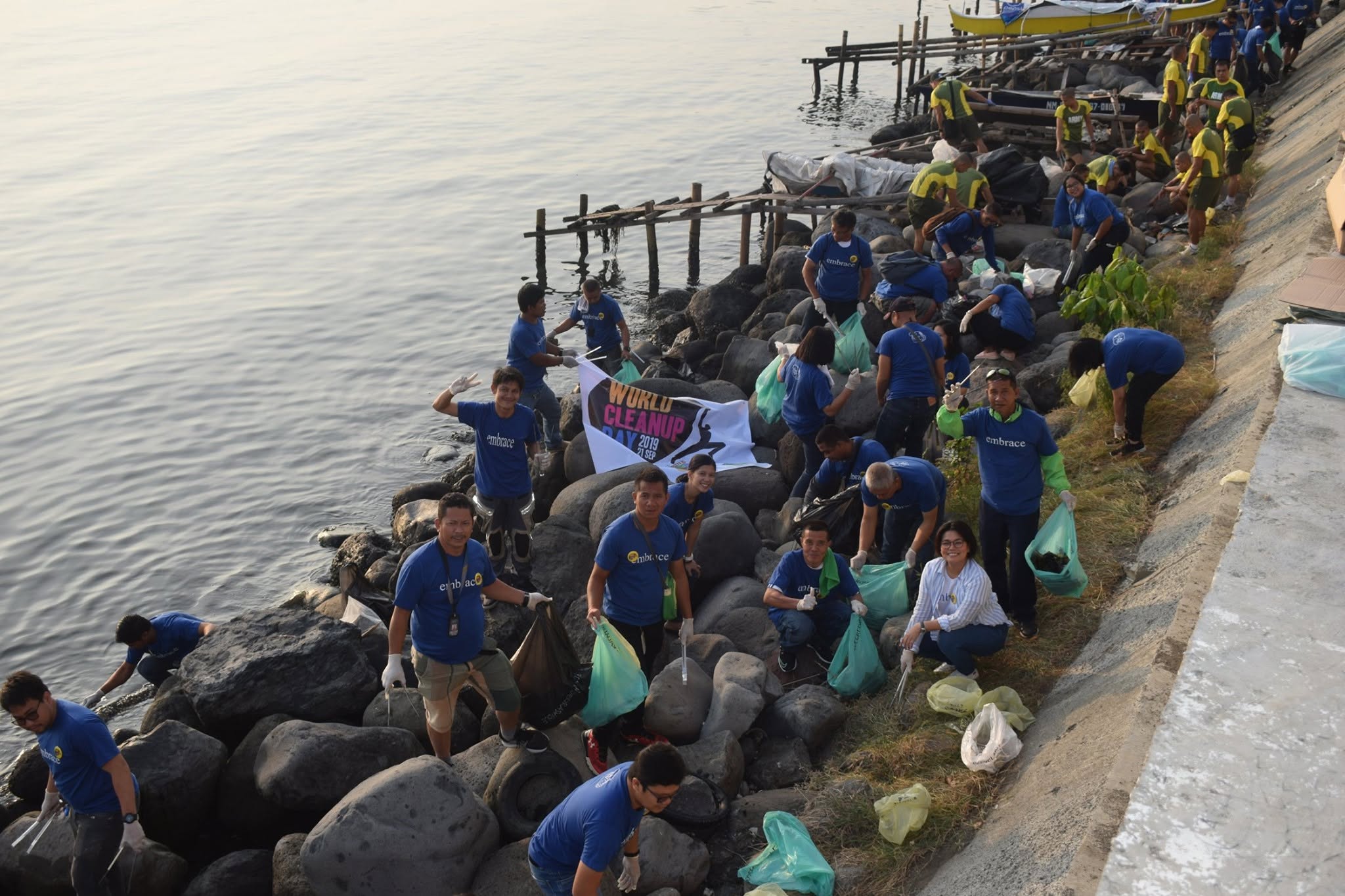 Partner LGUs at Manila Bay cleanup